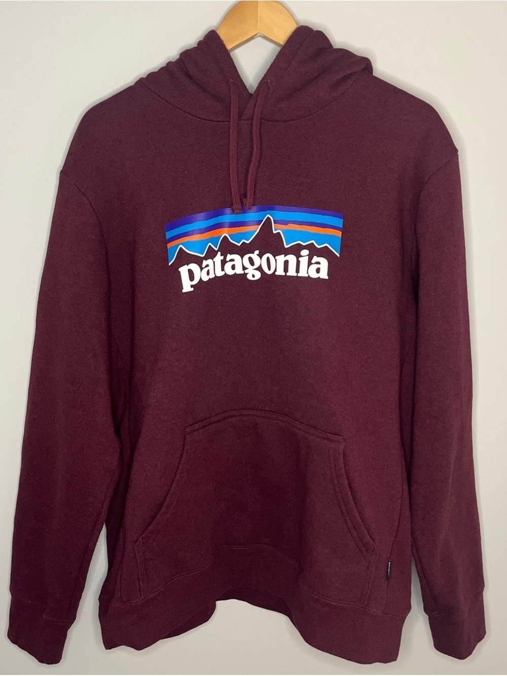 Patagonia Uprisal Hoodie Maroon Men’s Large Recycled Pullover Sweatshirt
